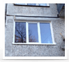 Трехстворчатое окно ПВХ в панельной Хрущевке