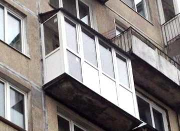 Балконы с крышей