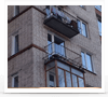 Двухстворчатое, одностворчатое окно и балконный блок