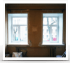 Два окна ПВХ в одной комнате в кирпичном доме типа "Старый фонд".